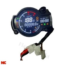 並行輸入品 LCDデジタルメーターバイクスピードメーター走行距離計ヤマハホンダ50CC-200CCモトアクセサリー_1