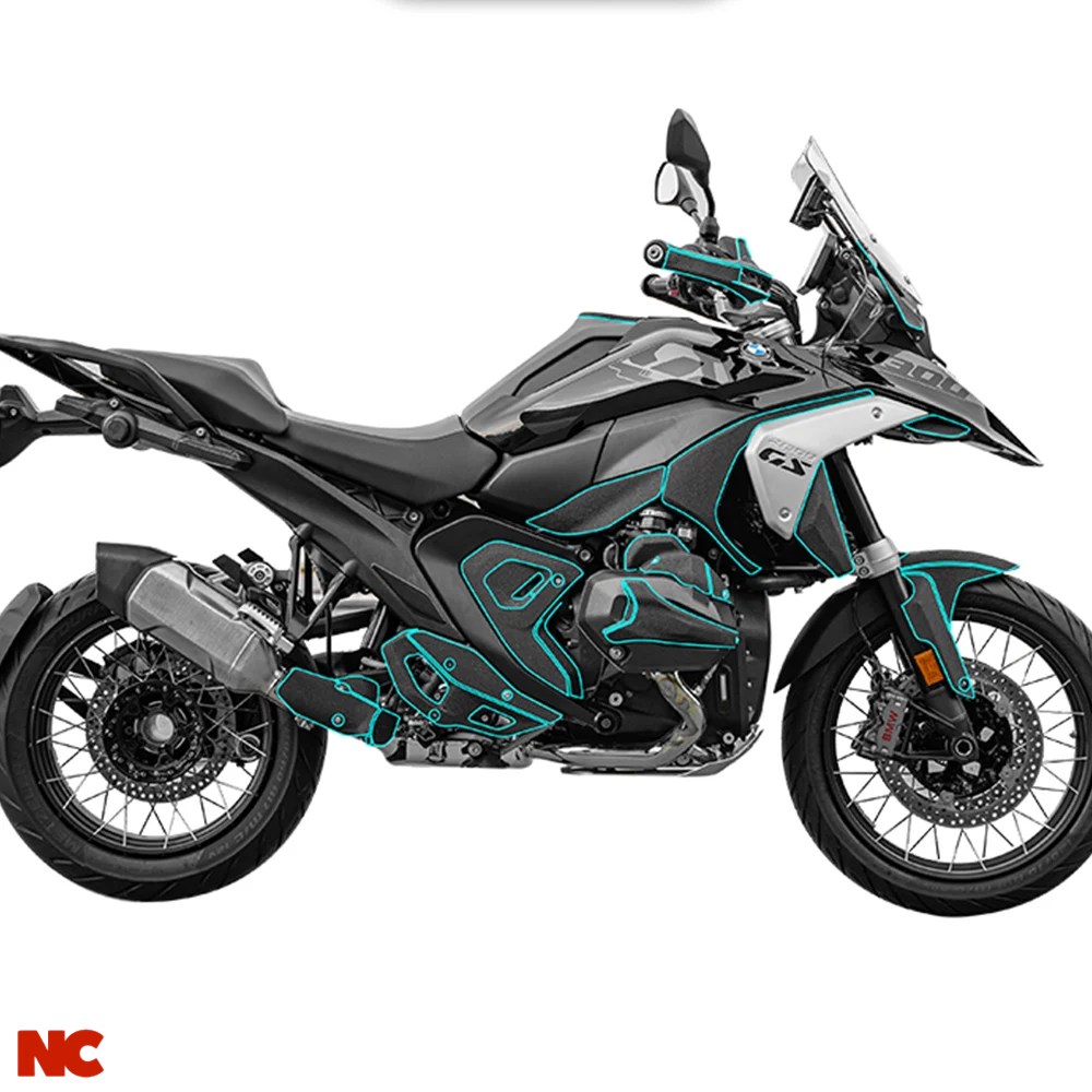 並行輸入品 BMW R1300GS R 1300用 GS R1300 GS フル両ステッカー ボディステッカーキット ボディ傷防止つや消しステッカー_12