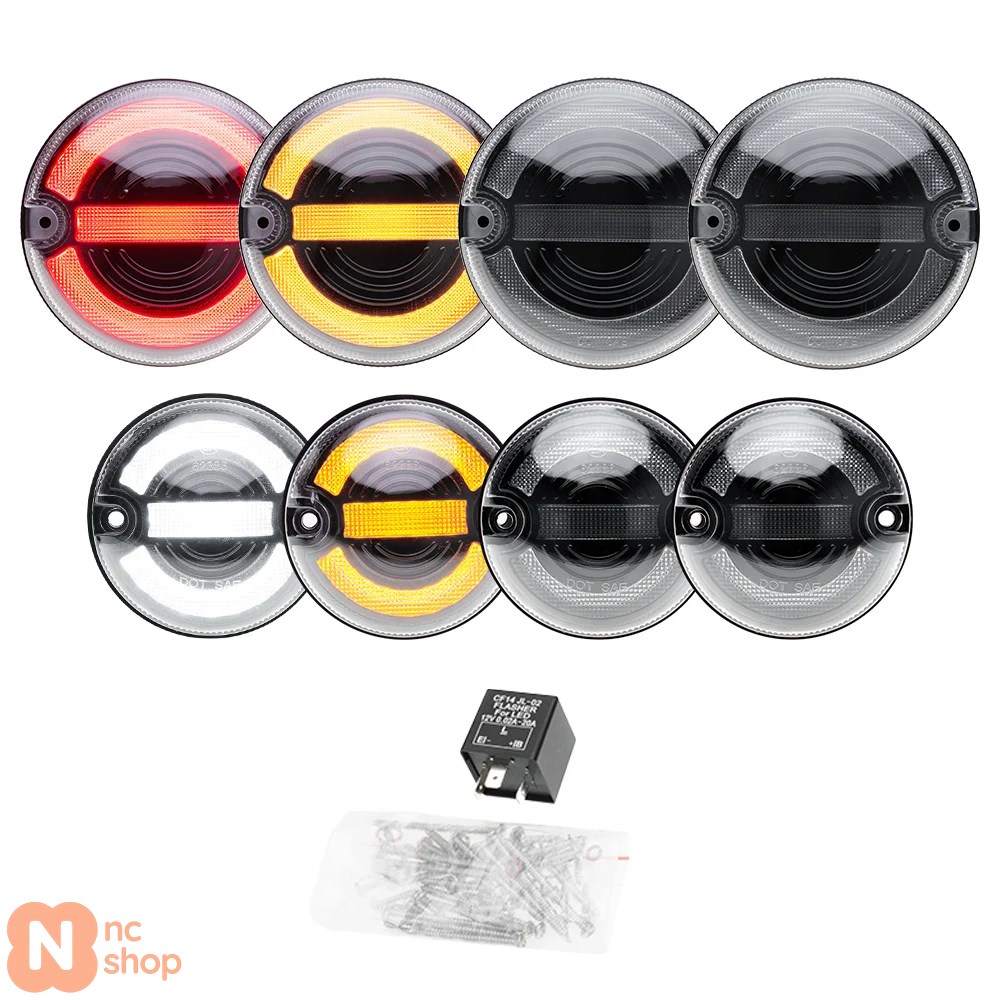 並行輸入品】 LED 73MM 95MM ランドローバー ディフェンダー 90 110