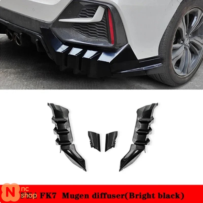 本日限定！ホンダ シビックFK7後期？リアディフューザー ホンダ シビック FK7 後期 リア センター ディフューザー