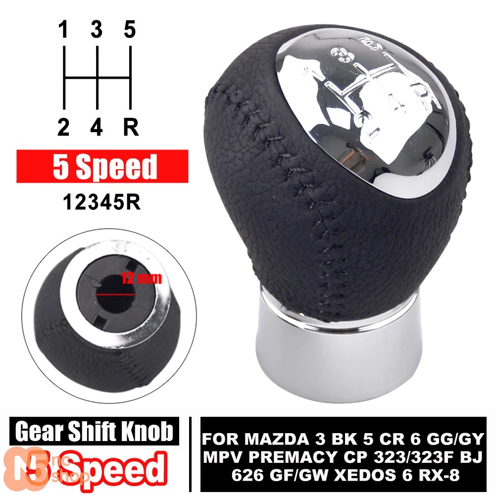 並行輸入品】 5 6速MT用ギアシフトノブ マツダ3 BK CR 6 GG GY MPV