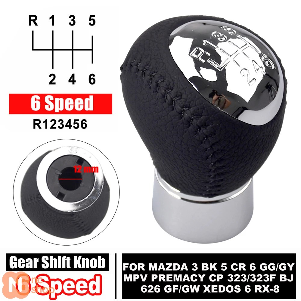並行輸入品】 5 6速MT用ギアシフトノブ マツダ3 BK CR 6 GG GY MPV