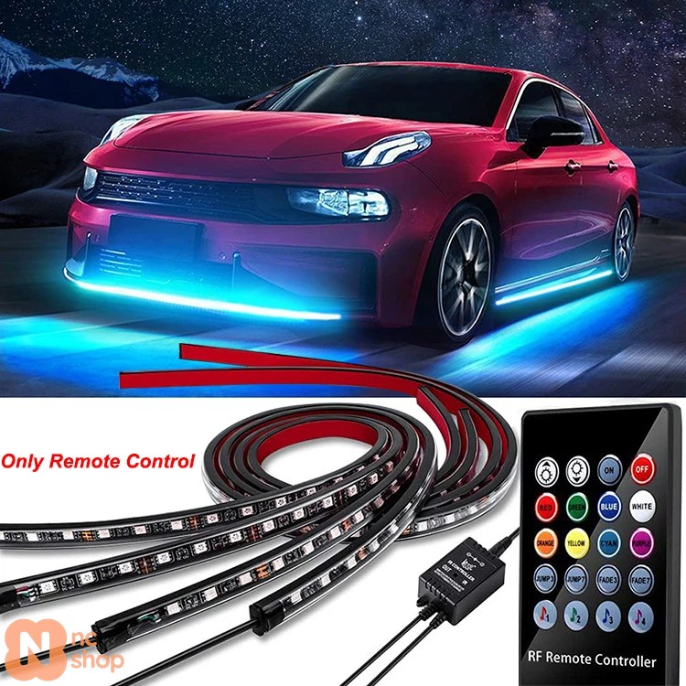 並行輸入品】 ネオンLED RGB 車 アンダーグロー ボトムライト リモート