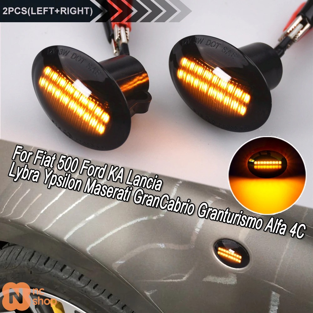 並行輸入品】 18LEDシーケンシャルダイナミックサイドマーカートーン