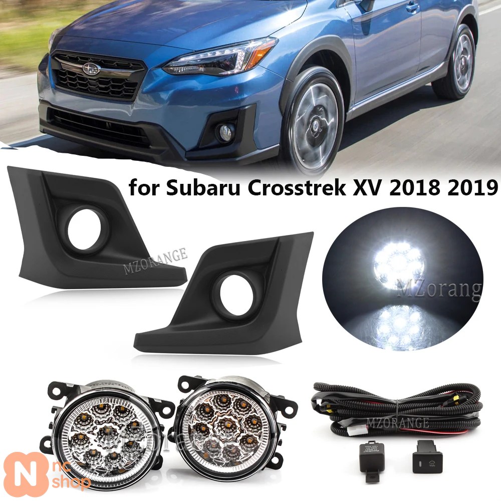 SUBARU XV フォグランプカバー 左右セット　新品未使用品 スバルxv フォグカバー（車、バイク、自転車）のおすすめ人気