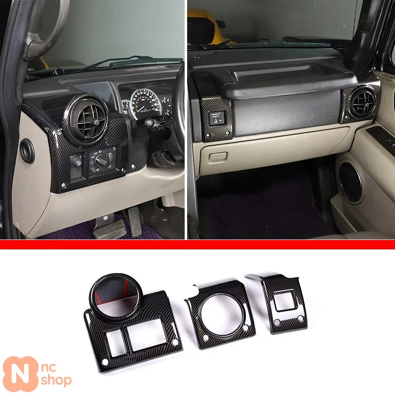 並行輸入品】 ハマー H2 2003-2007年式 ABS カーボン製 車載 中央