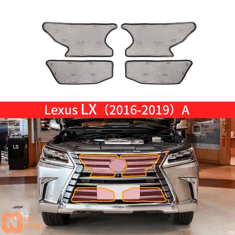 送料無料！ LEXUS LX フロント グリル 純正　レクサスLX ランクルJ200/LEXUS/レクサスLX570純正US前期エンブレム