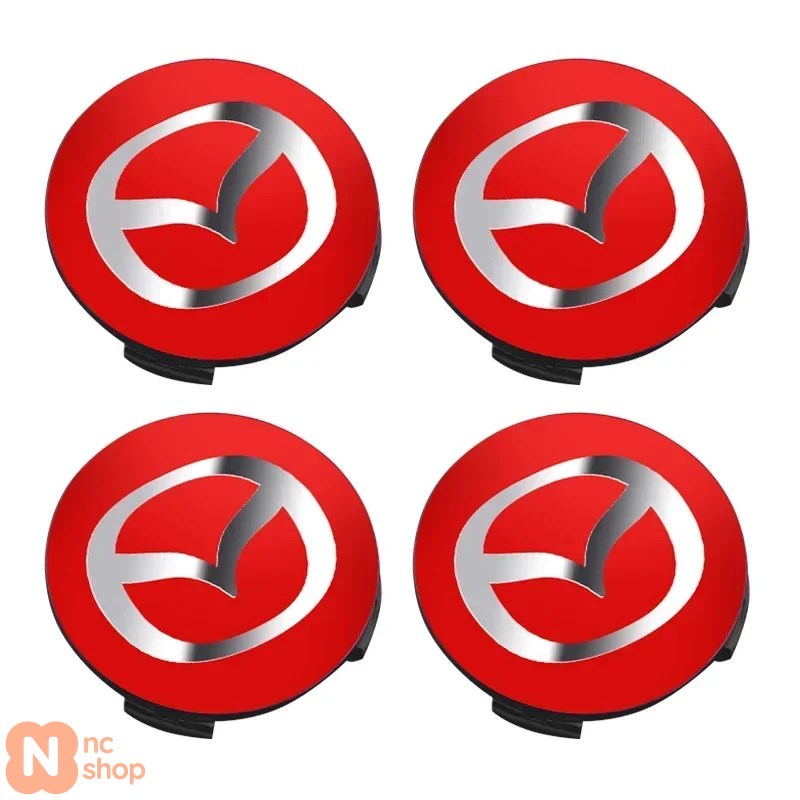 並行輸入品】 エンブレムホイールステッカーアクセサリー マツダ 3 4 5