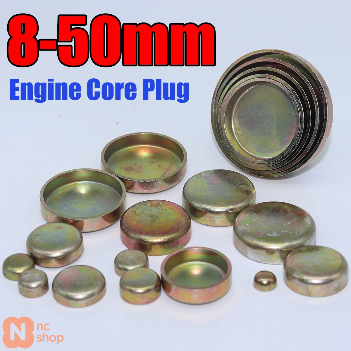 並行輸入品】8-50MM 汎用 エンジン コア プラグ 亜鉛メッキ 凍結/膨張
