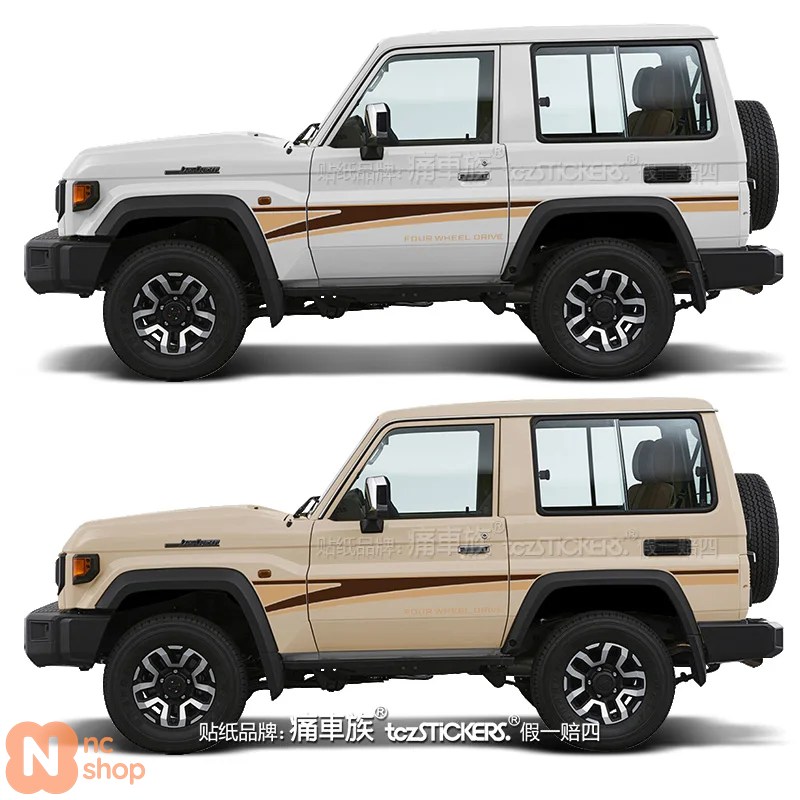 トヨタ ランドクルーザー 70周年記念 1/18【ステッカー付】 並行輸入品】トヨタ ランドクルーザー LJ70 LJ71 BJ73 BJ74 ボディ