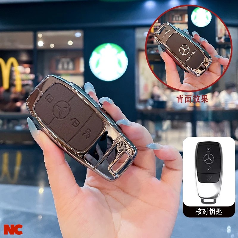 並行輸入品】ベンツ AMG キーカバーケースシェル フォブ メルセデス