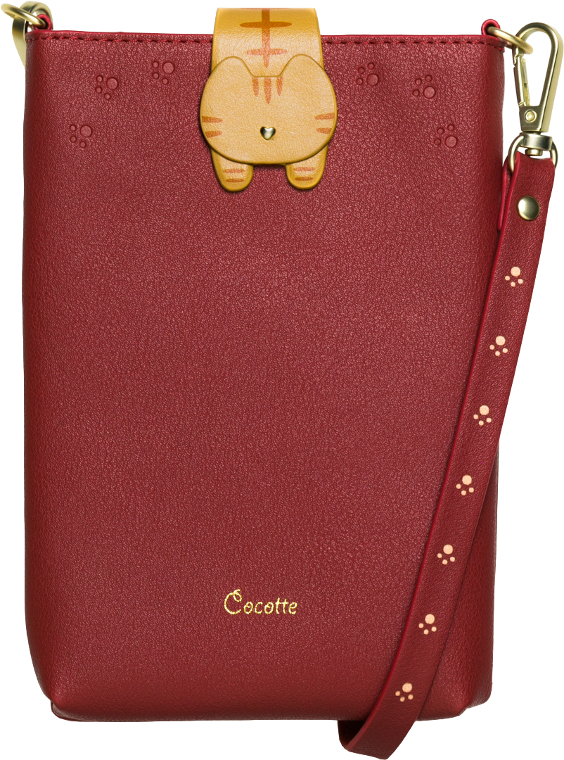 スマホポーチ スマホショルダー かわいい ショルダーバッグ レディース スマホ ポーチ ショルダー 多機種対応 iphone xperia android aquos 猫 Cocotte |  | 01