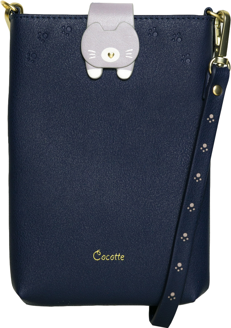 スマホポーチ スマホショルダー かわいい ショルダーバッグ レディース スマホ ポーチ ショルダー 多機種対応 iphone xperia android aquos 猫 Cocotte |  | 03