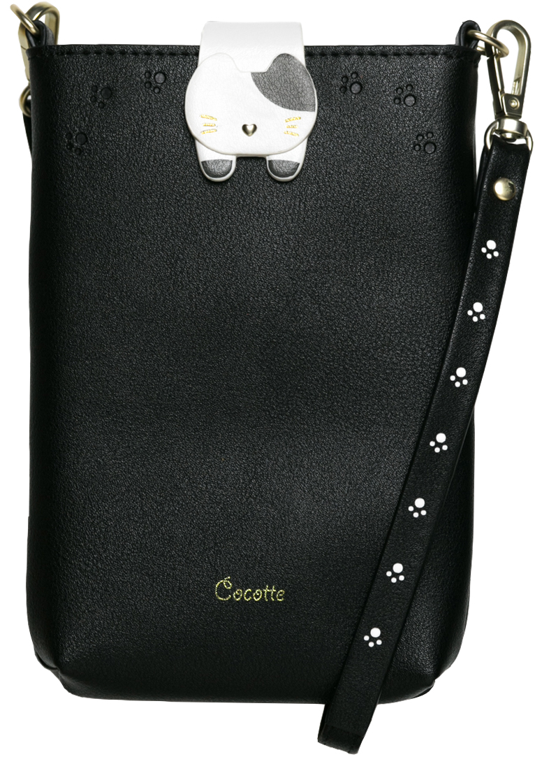 スマホポーチ スマホショルダー かわいい ショルダーバッグ レディース スマホ ポーチ ショルダー 多機種対応 iphone xperia android aquos 猫 Cocotte |  | 04