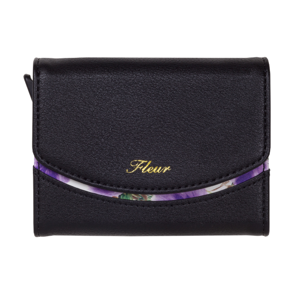 カードケース レディース ブランド 薄型 大容量 スリム カードホルダー カード入れ スライド式 磁気防止 ICカード 花柄 Fleur カードウォレット |  | 01