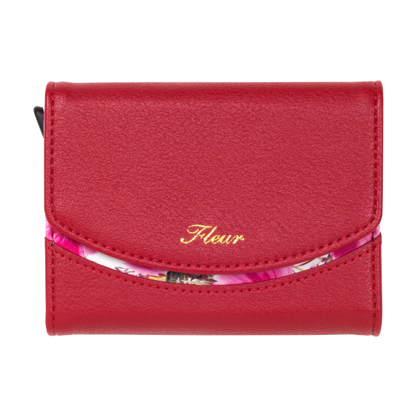 カードケース レディース ブランド 薄型 大容量 スリム カードホルダー カード入れ スライド式 磁気防止 ICカード 花柄 Fleur カードウォレット |  | 03