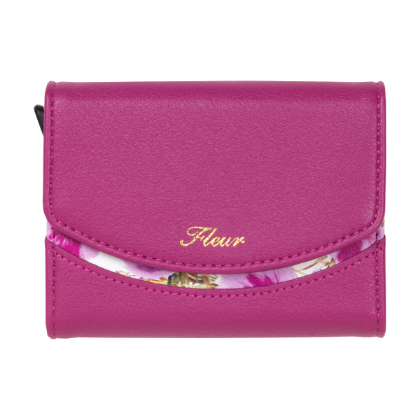 カードケース レディース ブランド 薄型 大容量 スリム カードホルダー カード入れ スライド式 磁気防止 ICカード 花柄 Fleur カードウォレット |  | 06