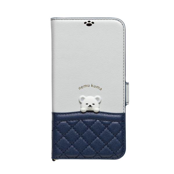 iphone15 ケース 手帳 iphone14 iphone13 アイフォン14 カバー 手帳型 iphone 15 14 13 スマホ おしゃれ  ブランド くま かわいい nemukuma