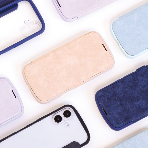 iPhone16 iphone16e iPhone17 iPhone17e ケース 手帳型 クリア Chrome 関連画像1