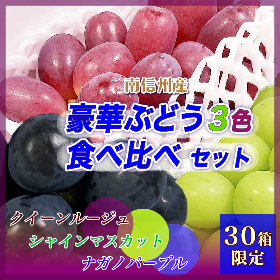 業界No.1 シャインマスカット ナガノパープル クイーンルージュ３種皮