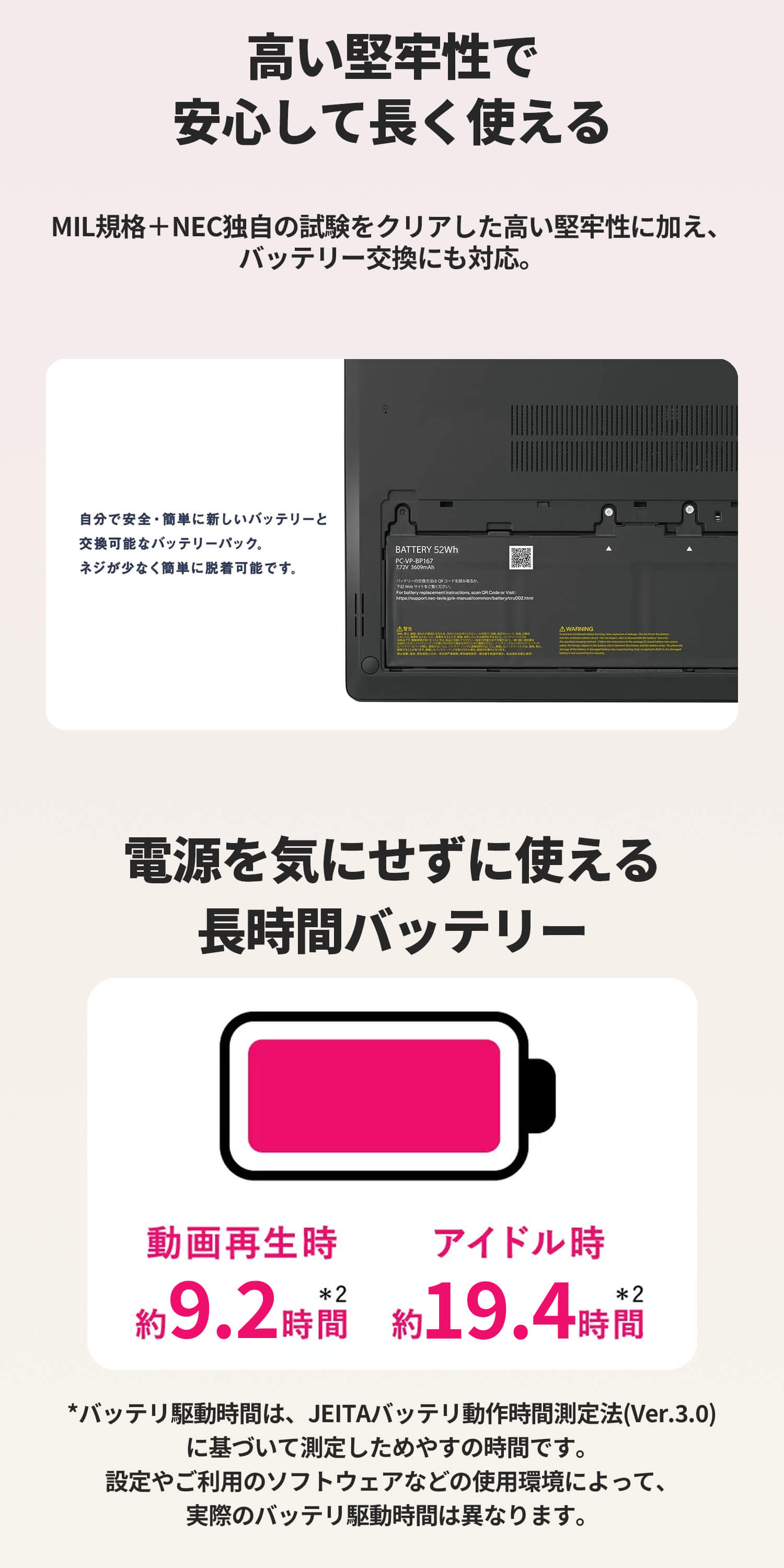 NEC ntc NEC 軽量 モバイルノートパソコン 公式・新品 officeなし