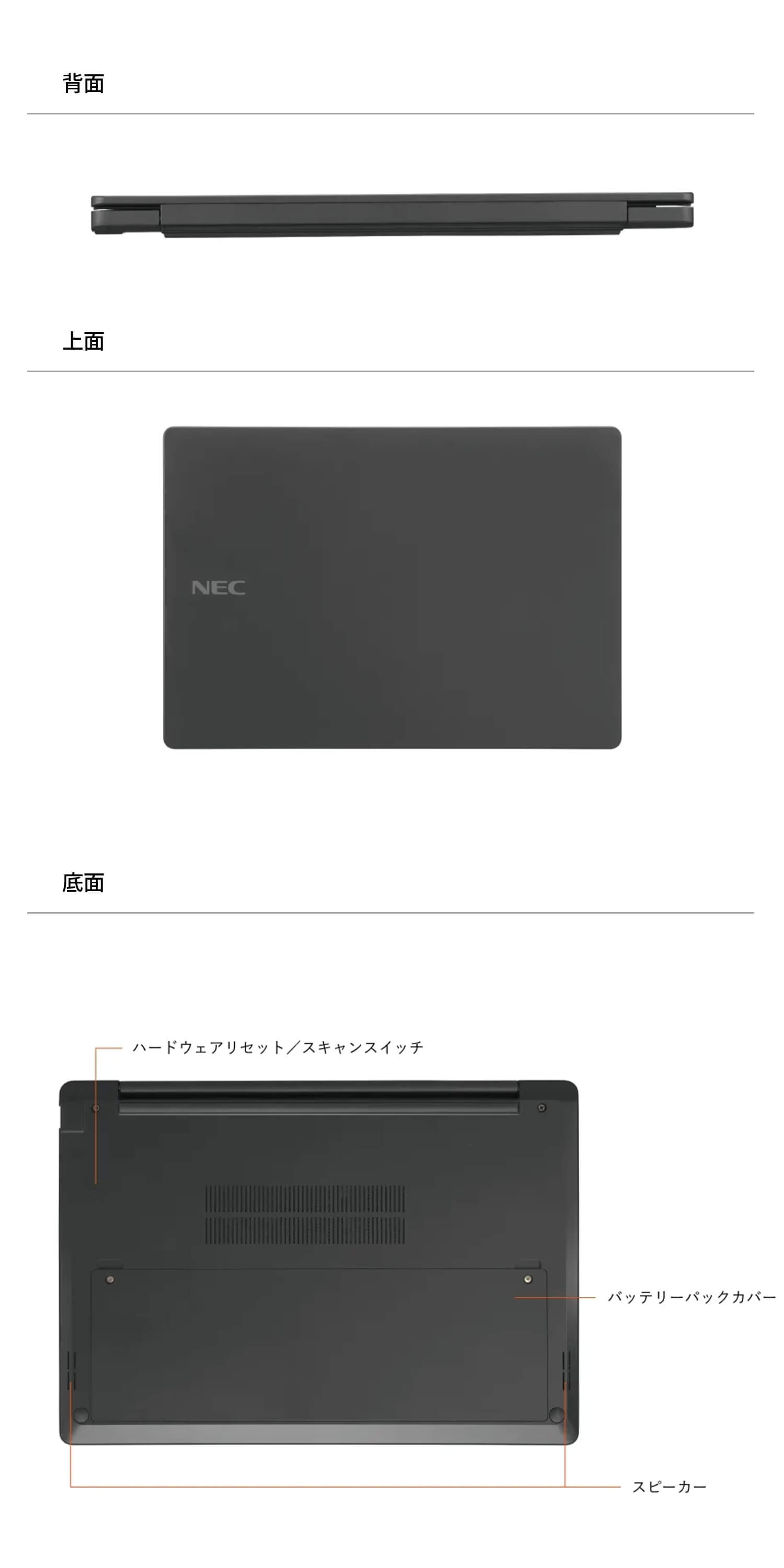 NEC ntc NEC 軽量 モバイルノートパソコン 公式・新品 officeなし