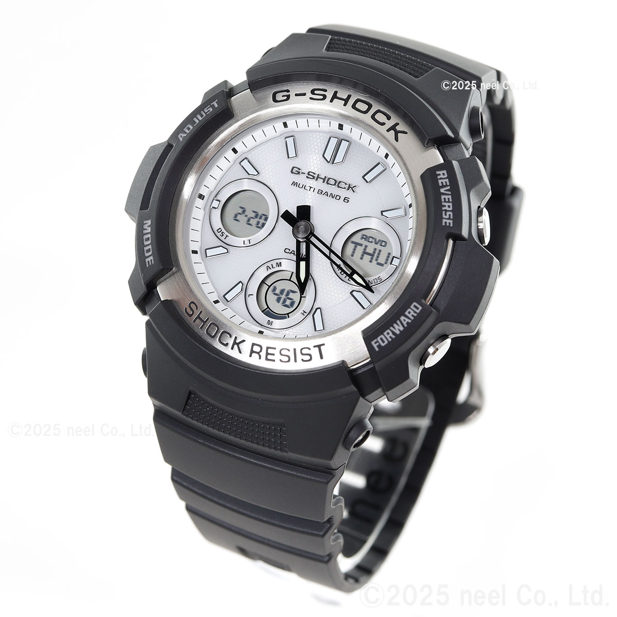 G-SHOCK Gショック 電波ソーラー 腕時計 メンズ 黒 ブラック AWG-M100S  