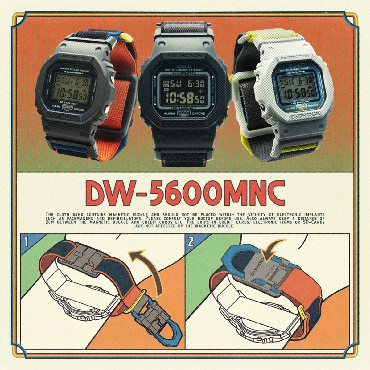 G-SHOCK （豪華おまけ有） Gショック デジタル 限定 腕時計 DW-5600MNC