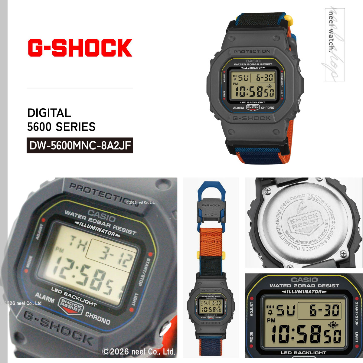 G-SHOCK （豪華おまけ有） Gショック デジタル 限定 腕時計 DW-5600MNC