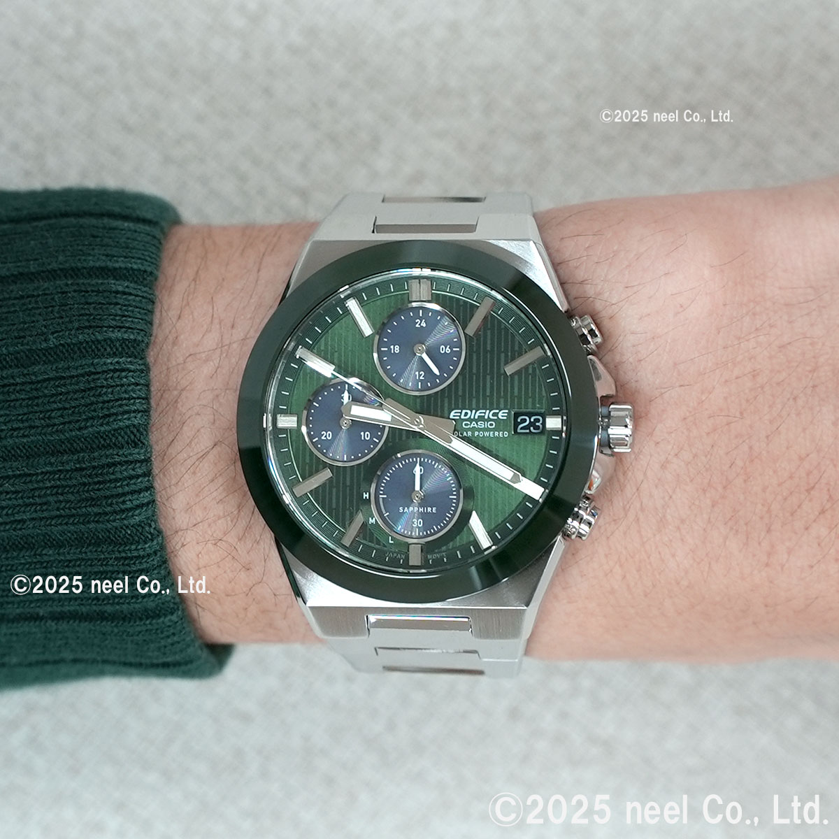 EDIFICE（CASIO） カシオ エディフィス ソーラー 腕時計 メンズ EFS