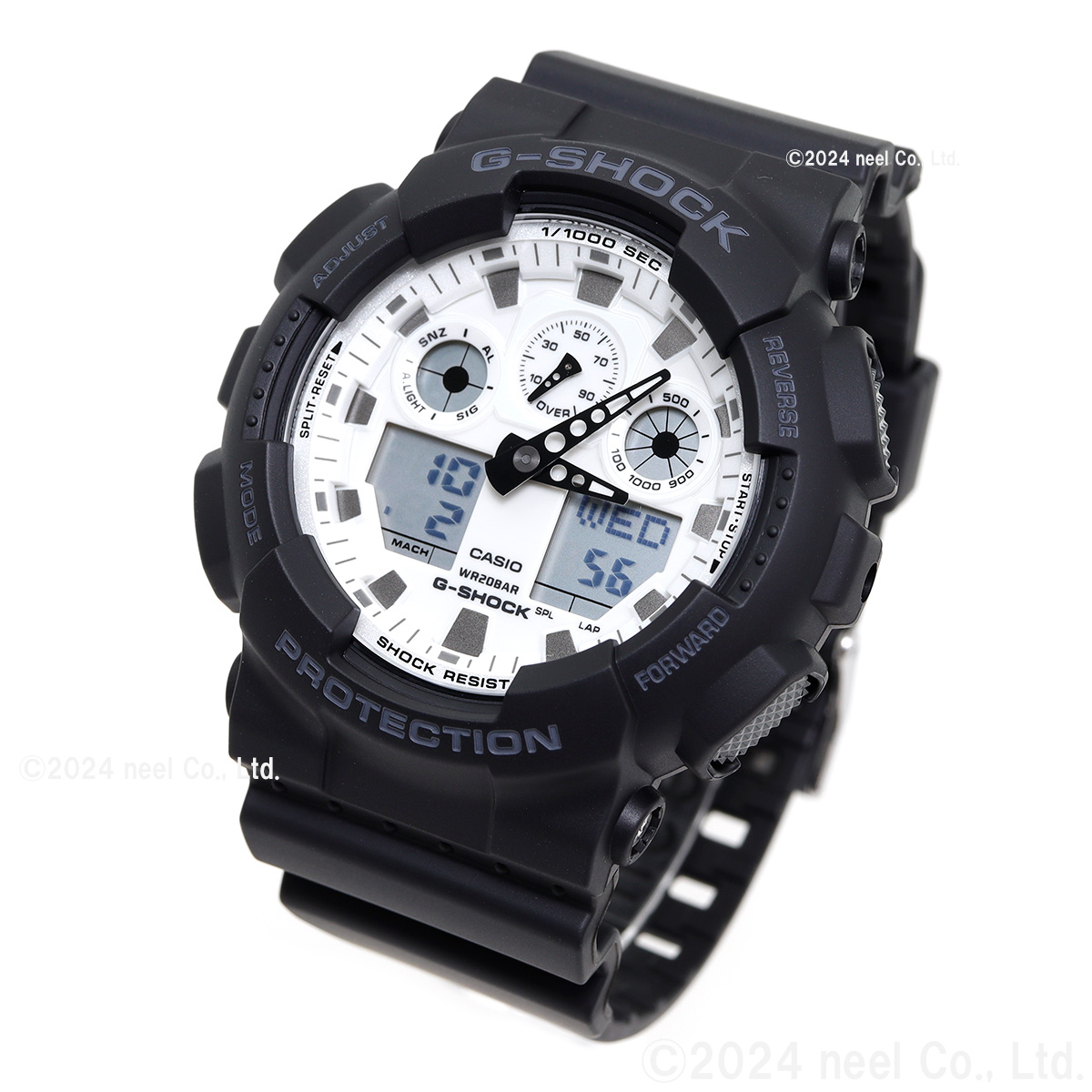 G-SHOCK Gショック アナデジ 腕時計 メンズ GA-100WD-1AJF Black and