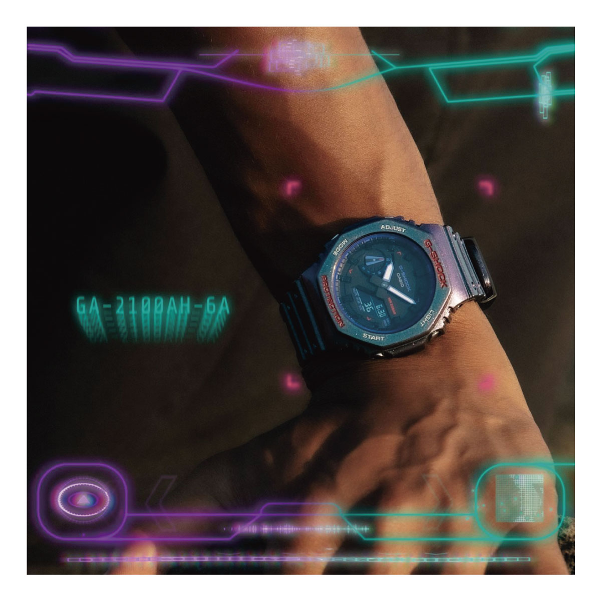 G-SHOCK Gショック 限定モデル 腕時計 メンズ GA-2100AH-6AJF