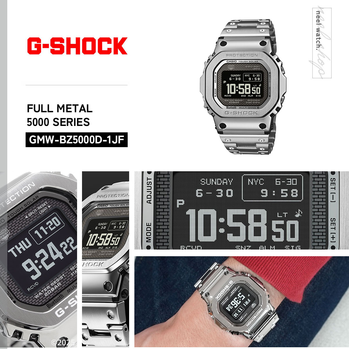 G-SHOCK （豪華おまけ有） Gショック ソーラー 電波時計 GMW-BZ5000D