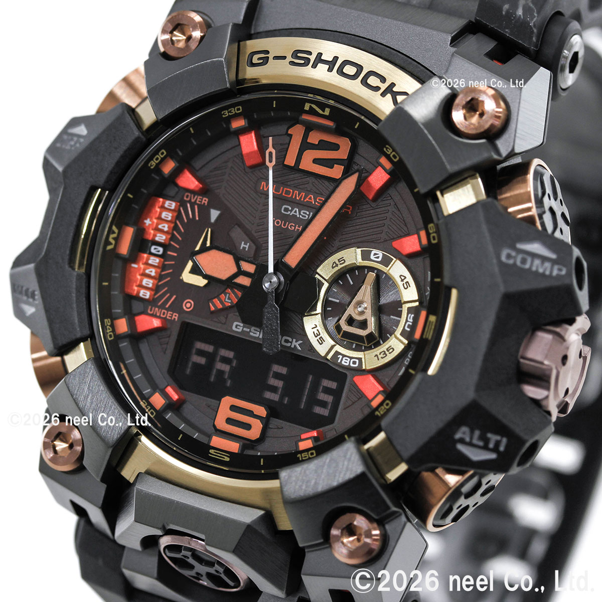 Gショック 電波ソーラー マッドマスター G-SHOCK MUDMASTER 限定 GWG-B1000MG-1A9JR MASTER OF G ジーショックの画像