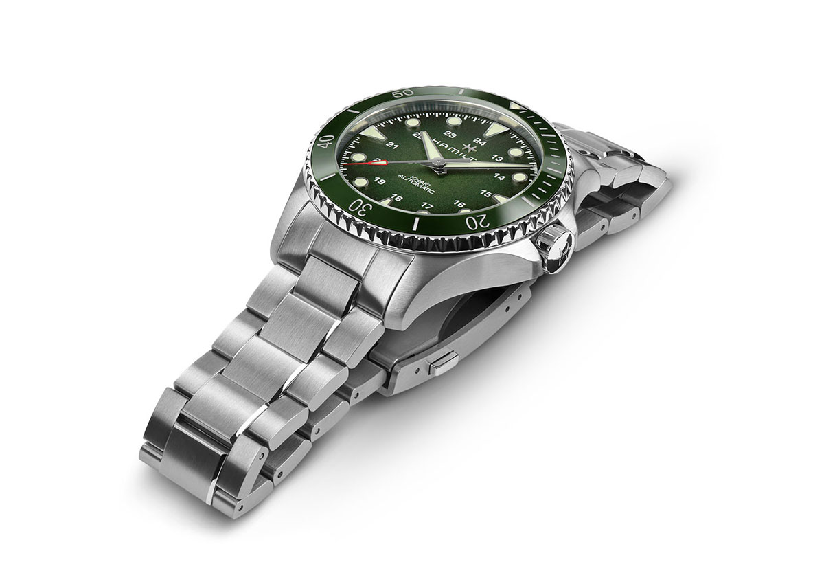 ハミルトン HAMILTON カーキ ネイビー スキューバ オート H82525160  