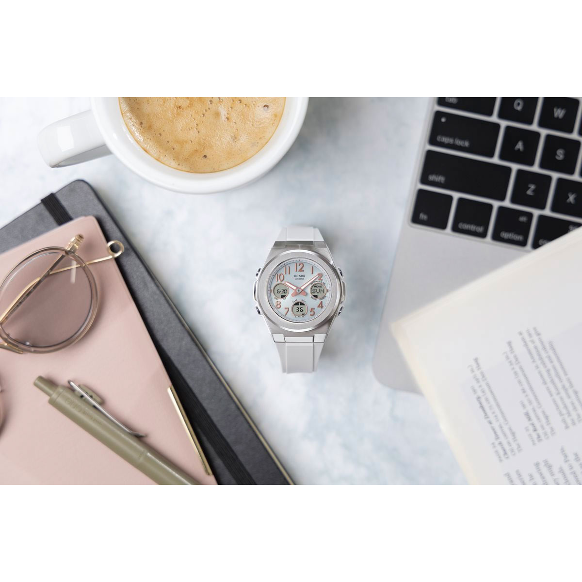 カシオ BABY-G MSG シリーズ　電波ソーラー腕時計　美品 BABY-G カシオ ベビーG レディース G-MS 電波 ソーラー 腕時計 タフ