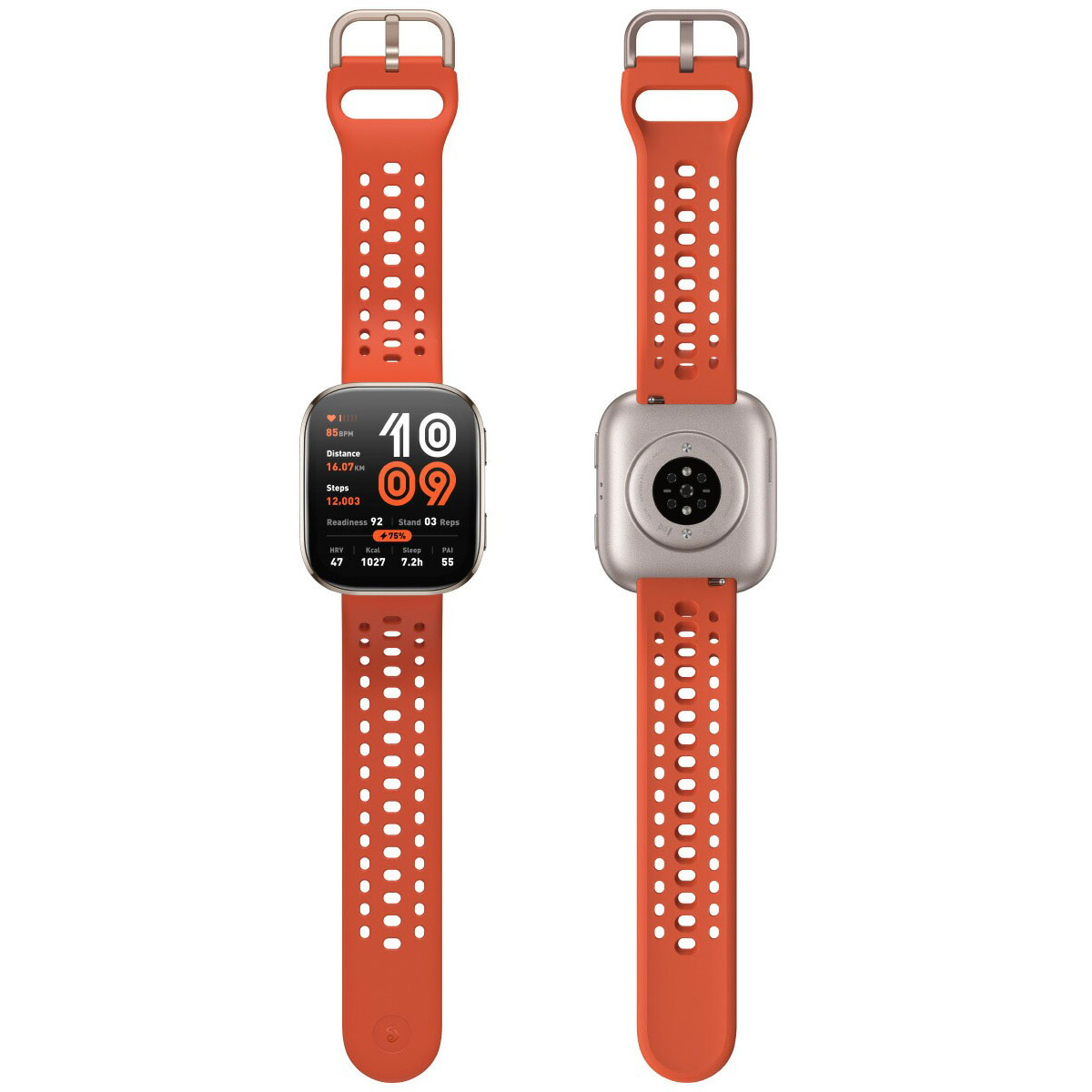 Amazfit アマズフィット スマートウォッチ Bip6 ビップ6 レッド 腕時計