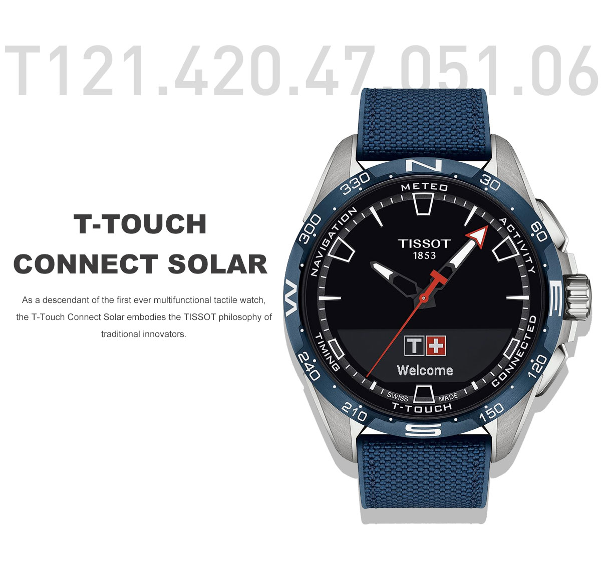 ノベルティー付き！ティソ TISSOT T-タッチ コネクト ソーラー T121.420.47.051.06 腕時計 メンズ :  t1214204705106 : neelセレクトショップ 3rd - 通販 - Yahoo!ショッピング