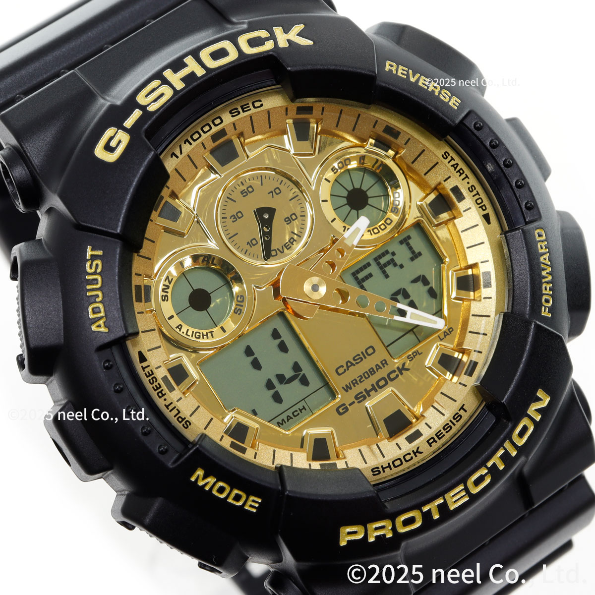 G-SHOCK （豪華おまけ有） Gショック アナデジ 腕時計 GA-100GGB-1A9JF 