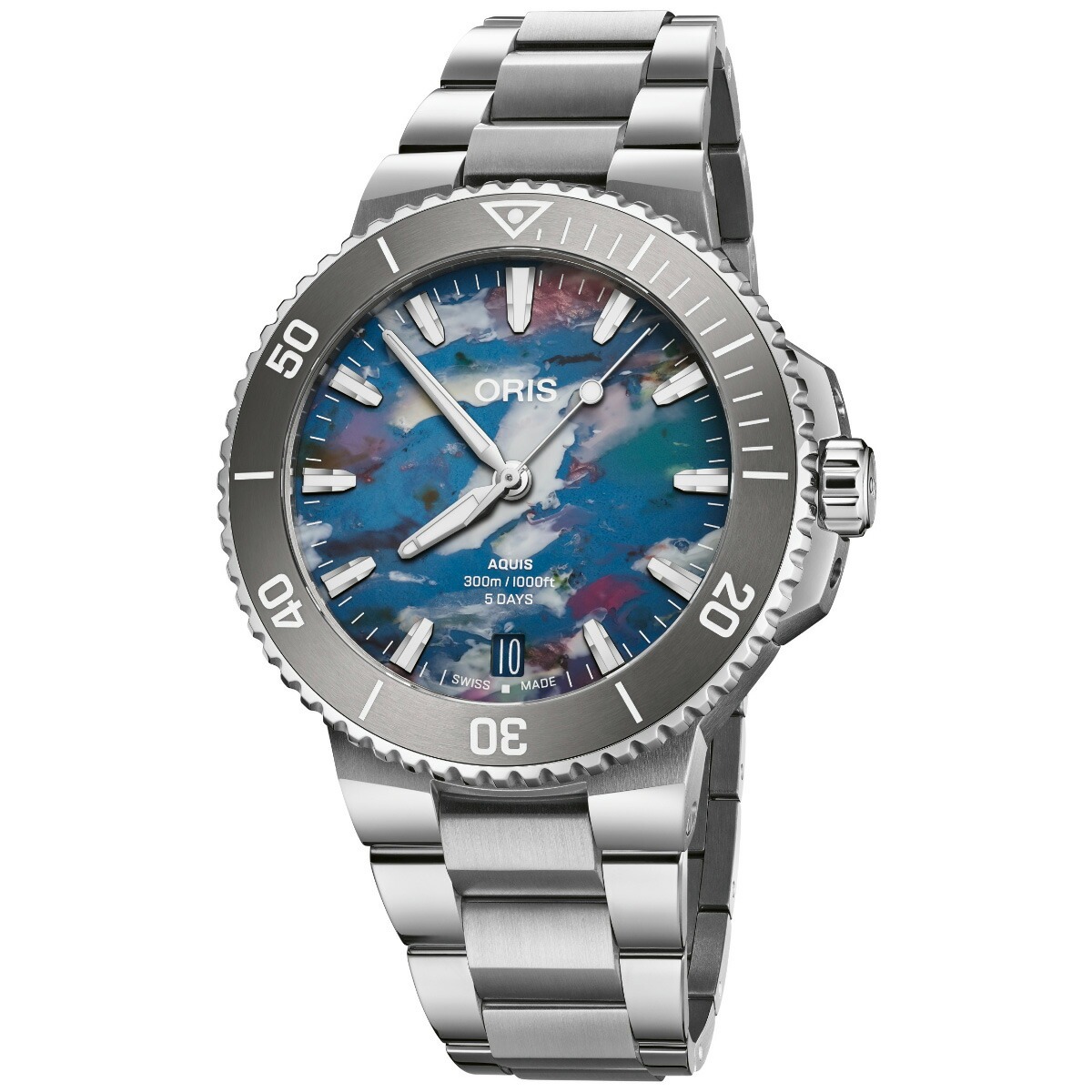 オリス ORIS アクイスデイト キャリバー4...の詳細画像1
