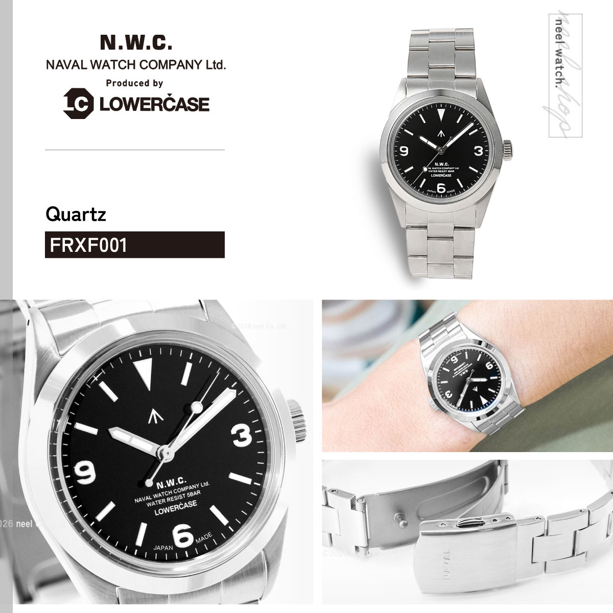 NAVAL WATCH LOWERCASE FRXF001 コマ調整キット付 NAVAL WATCH（ナバルウォッチ） （ノベルティー付き）ナバルウォッチ