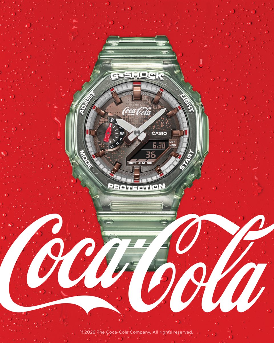 G-SHOCK Gショック アナデジ Coca-Cola コラボ 限定 腕時計 メンズ GA