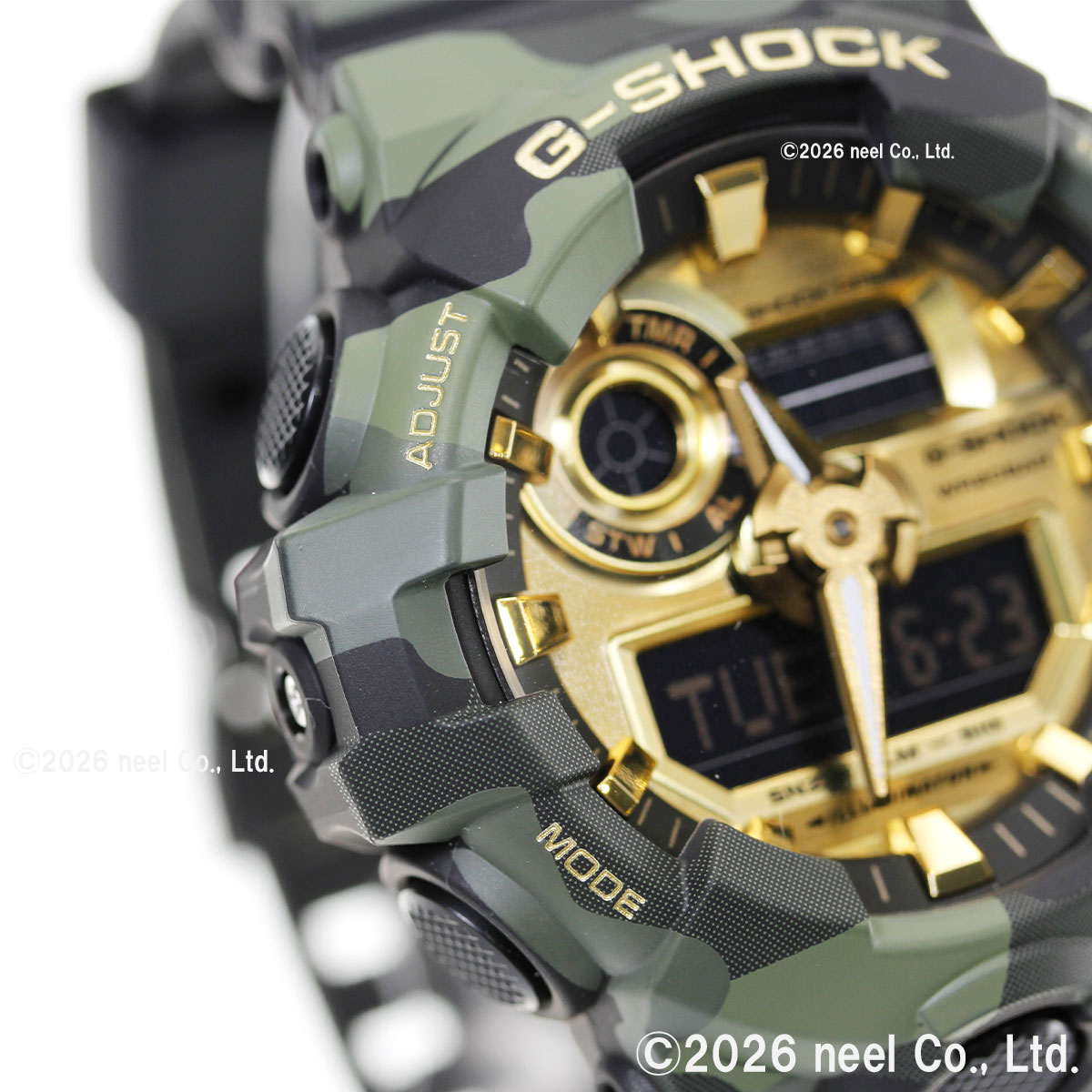G-SHOCK Gショック アナデジ 腕時計 メンズ GA-700CMG-3AJF BOLD CAMO
