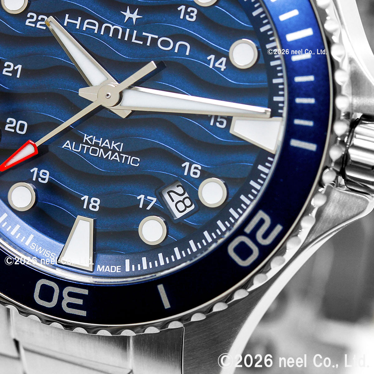 KHAKI NAVY ハミルトン HAMILTON SCUBA AUTO カーキ ネイビー