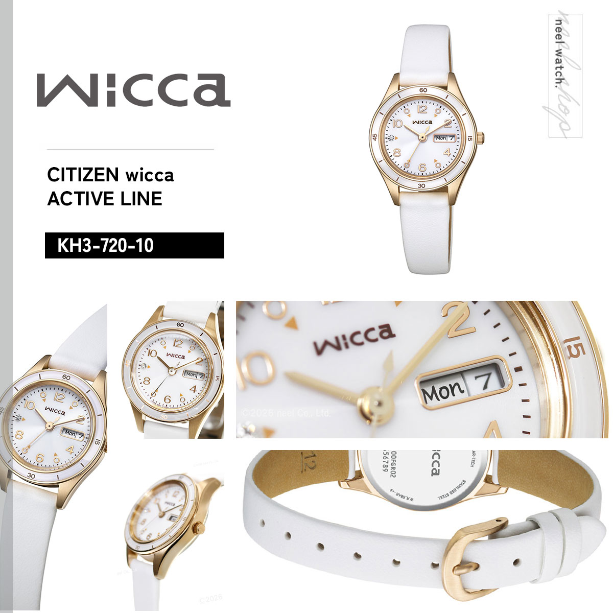 wicca（ウィッカ） （豪華おまけ有） シチズン ソーラーテック 腕時計