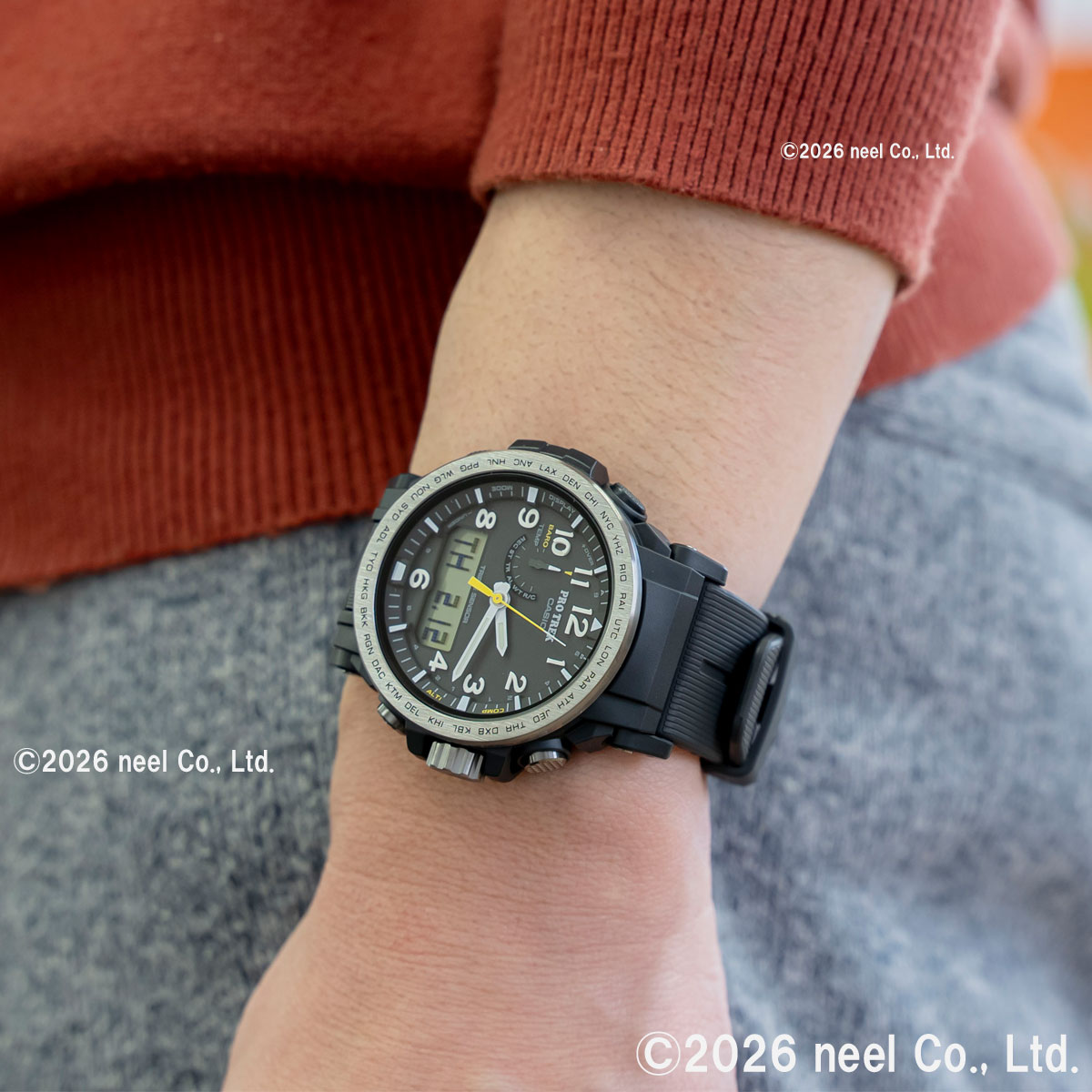 PRO TREK プロトレック 電波ソーラー 腕時計 メンズ PRW-51Y-1JF