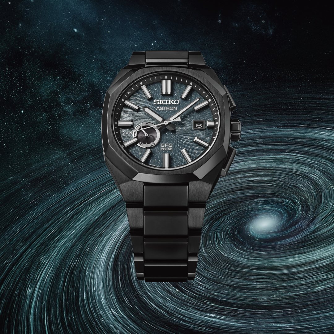 セイコー SEIKO クォーツ 腕時計 シルバー ブラック文字盤 稼働品 ASTRON セイコー アストロン ネクスター SEIKO SBXD039 コアショップ