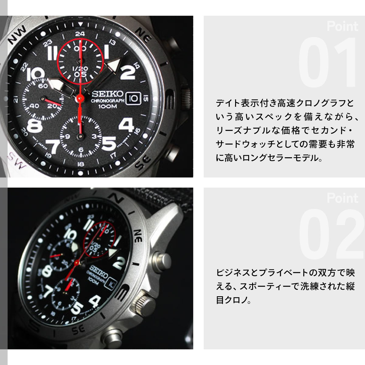 SEIKO（セイコー） 逆輸入 ミリタリー SND399P1 : neel腕時計Yahoo!店