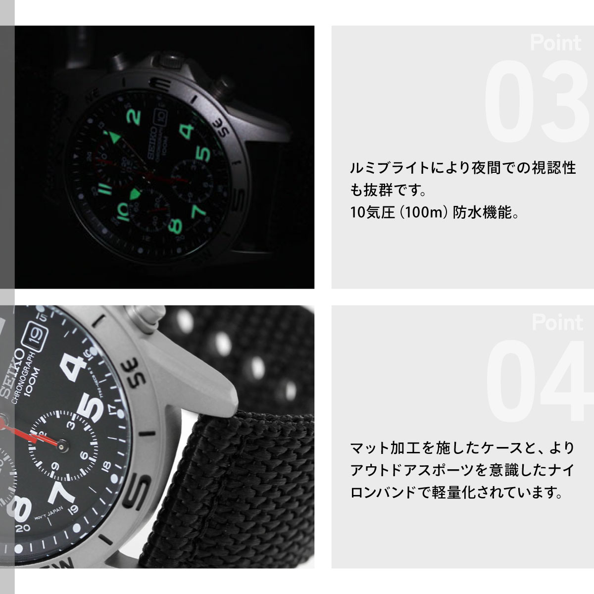 SEIKO（セイコー） 逆輸入 ミリタリー SND399P1 : neel腕時計Yahoo!店