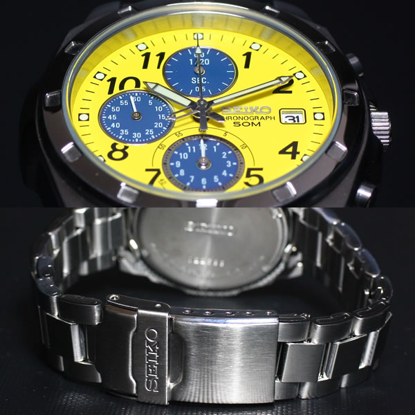 SEIKO（セイコー） 海外モデル 逆輸入 クロノグラフ SND409 : neel